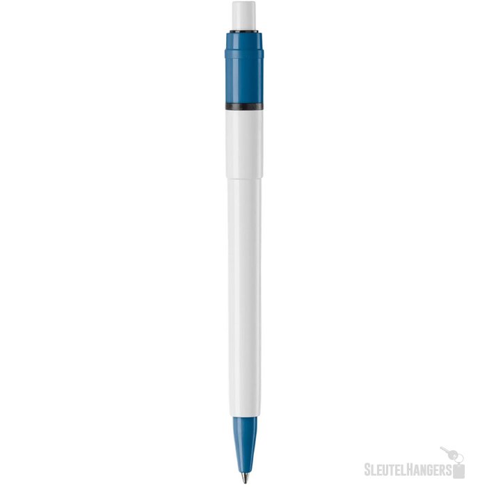 Balpen Baron Colour hardcolour wit / licht blauw