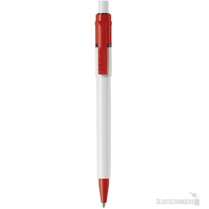 Balpen Baron Colour hardcolour wit / rood