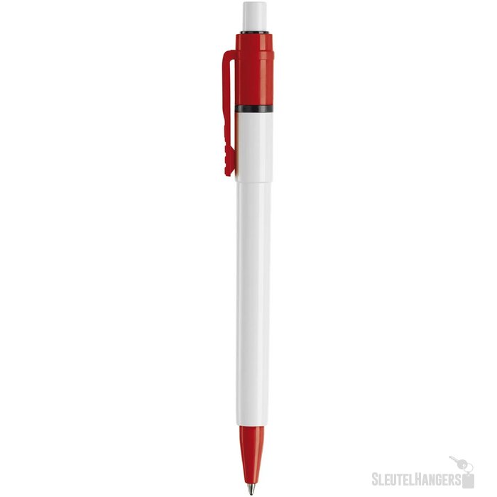 Balpen Baron Colour hardcolour wit / rood