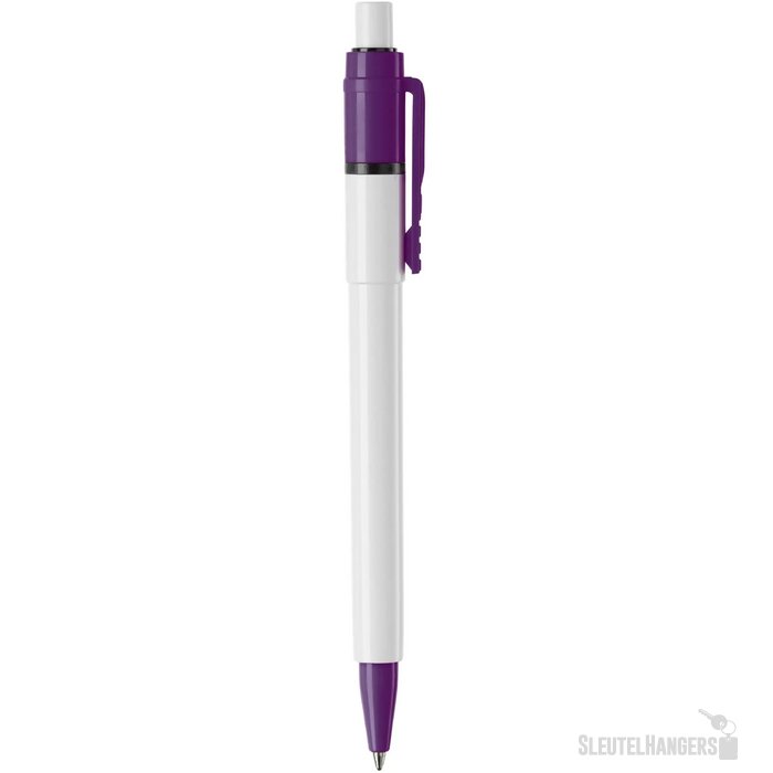 Balpen Baron Colour hardcolour wit / paars