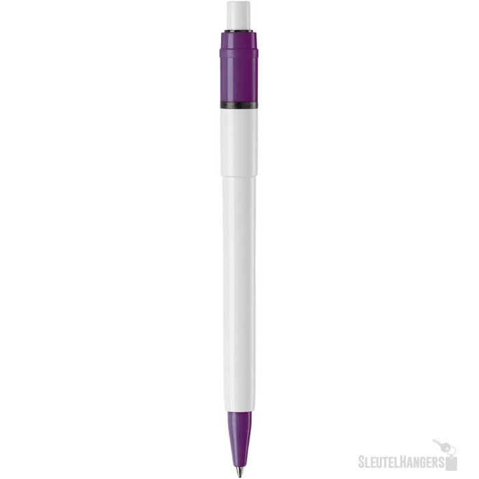 Balpen Baron Colour hardcolour wit / paars