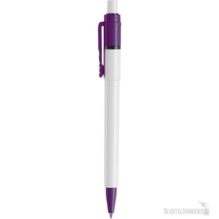 Balpen Baron Colour hardcolour wit / paars