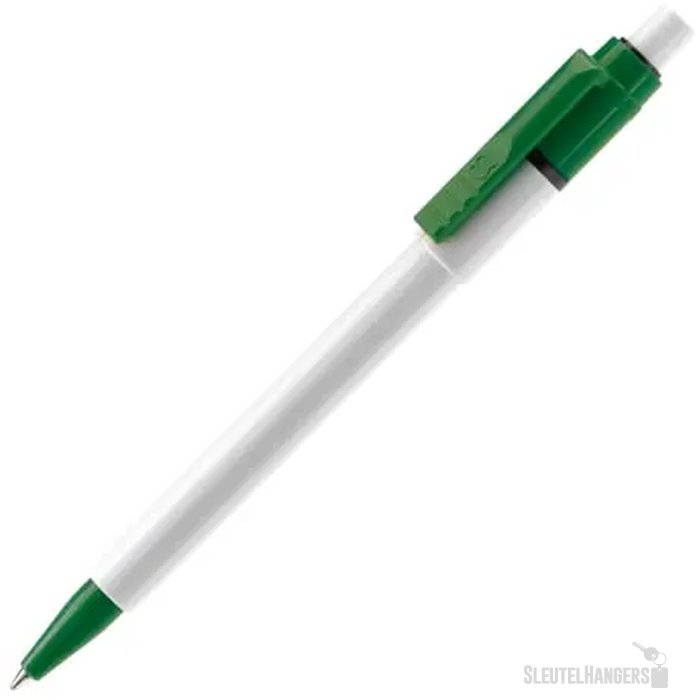 Balpen Baron Colour hardcolour wit / groen