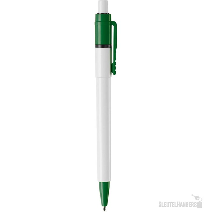 Balpen Baron Colour hardcolour wit / groen