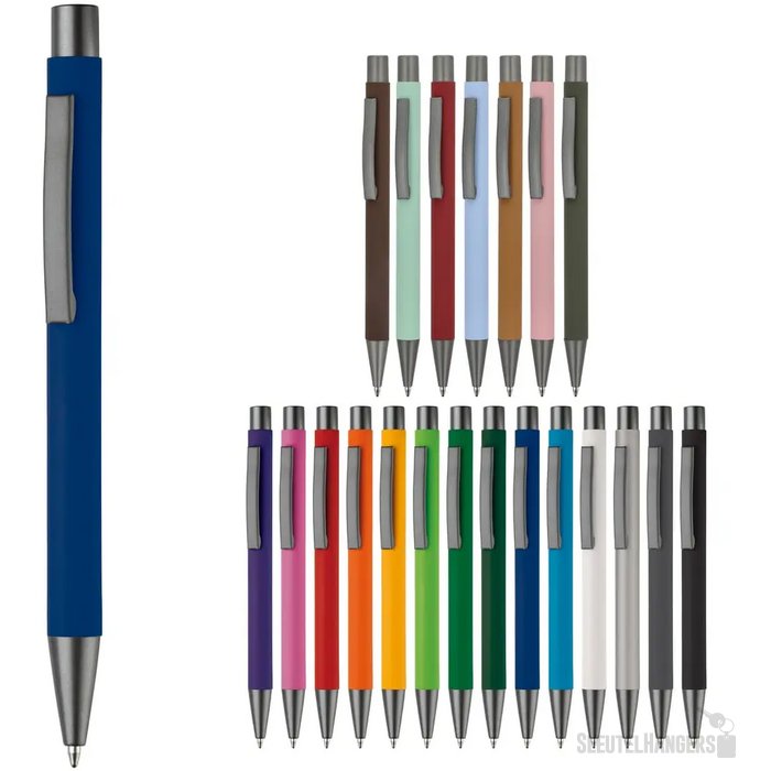 Balpen metaal New York rubberised