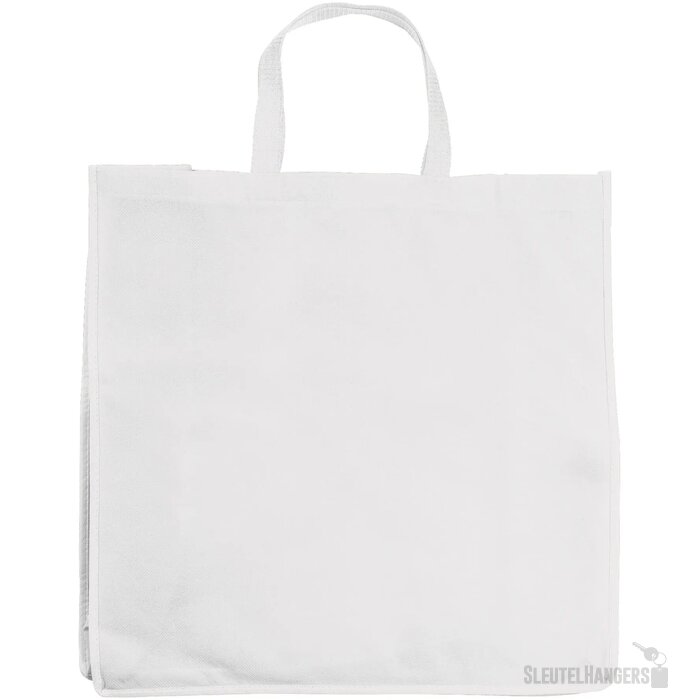 Draagtas non woven 75g/m² Wit