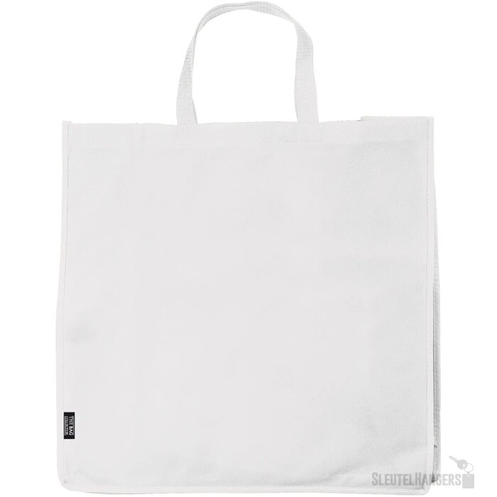 Draagtas non woven 75g/m² Wit