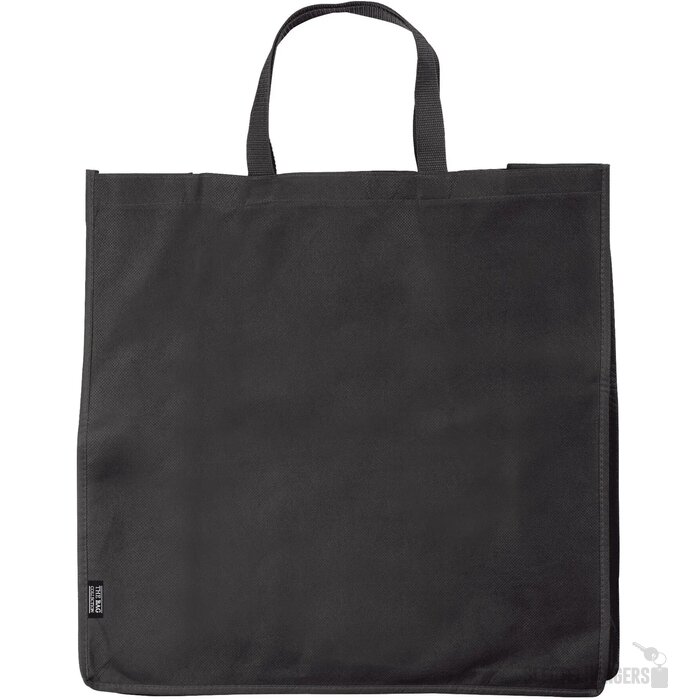 Draagtas non woven 75g/m² Zwart