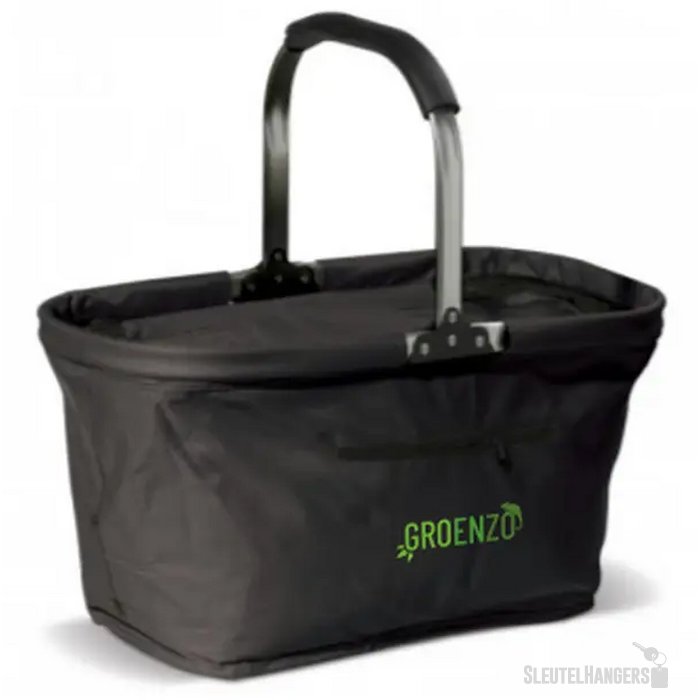 Picknickmand opvouwbaar 600D zwart