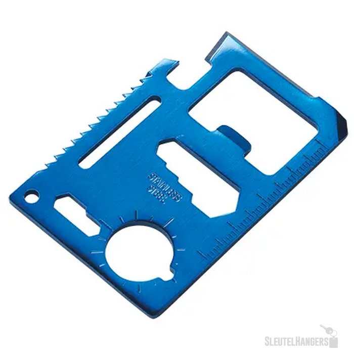 Smart-tool 11-in-1 multitool in kunstleren etui donkerblauw