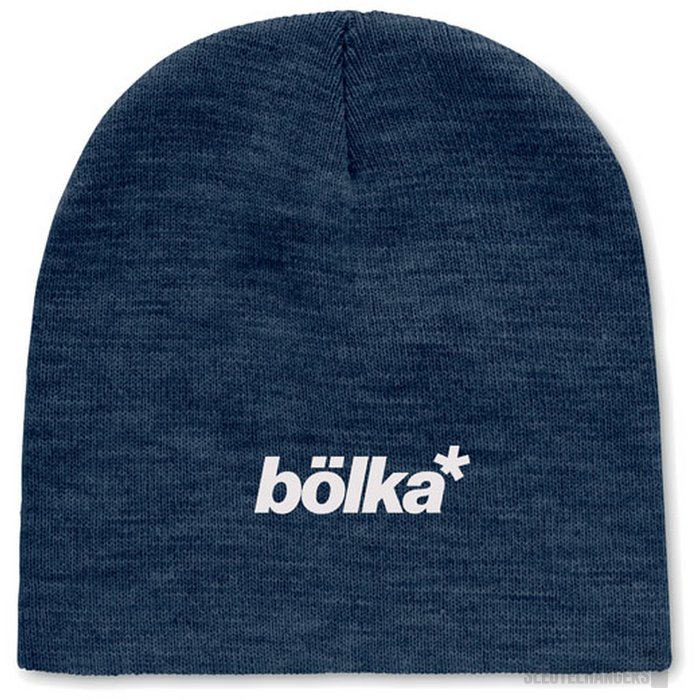 Rpet beanie Marco rpet blauw