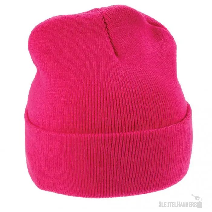 Gebreide Muts Roze