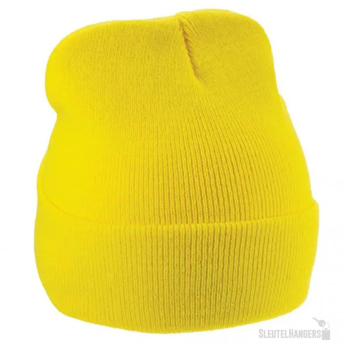 Gebreide Muts Geel