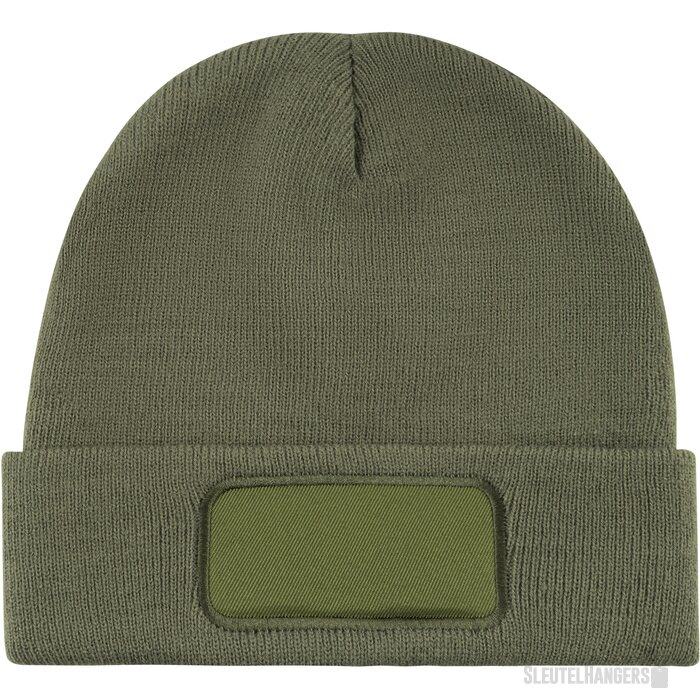 Beany Gebreide Muts olijfgroen