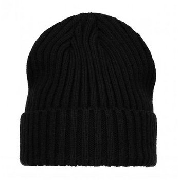 Grof Gebreide Muts Zwart