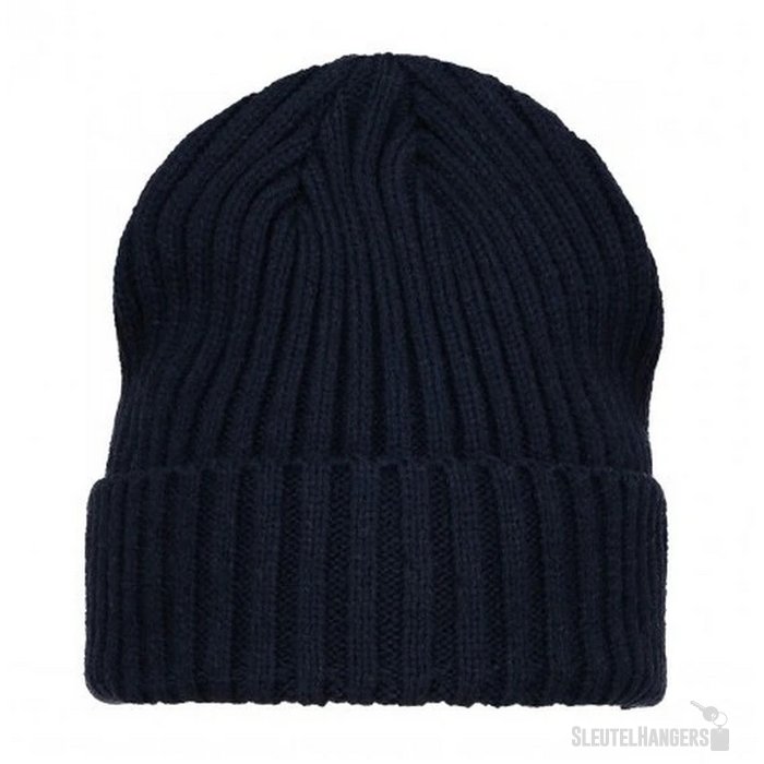 Grof gebreide muts navy