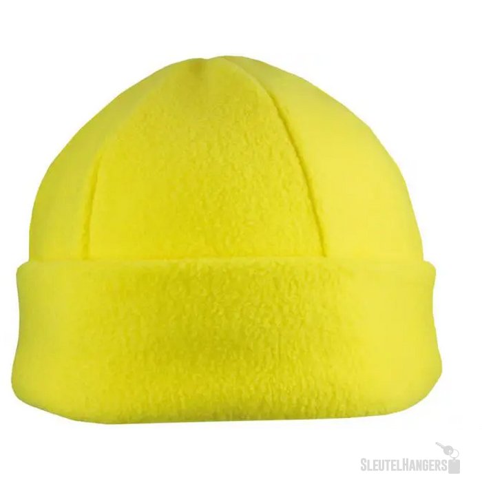 6 Panelen Fleece Muts 280 Gr/m2 Geel