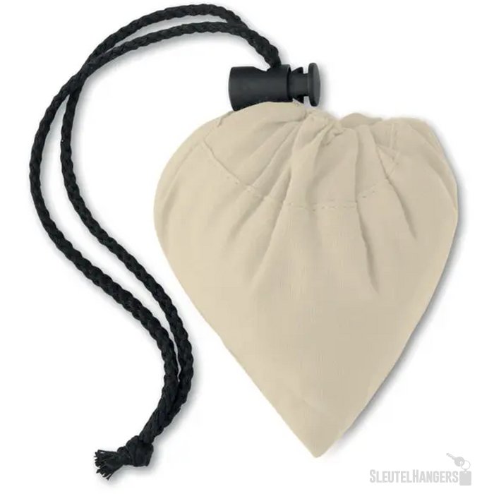 Opvouwbare katoenen tas Fresa soft beige