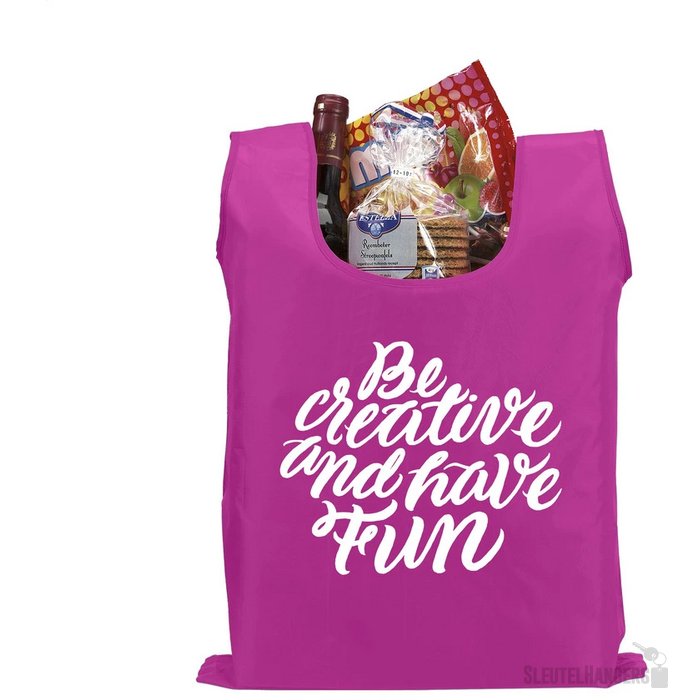 Shop Easy Opvouwbare Winkeltas Magenta