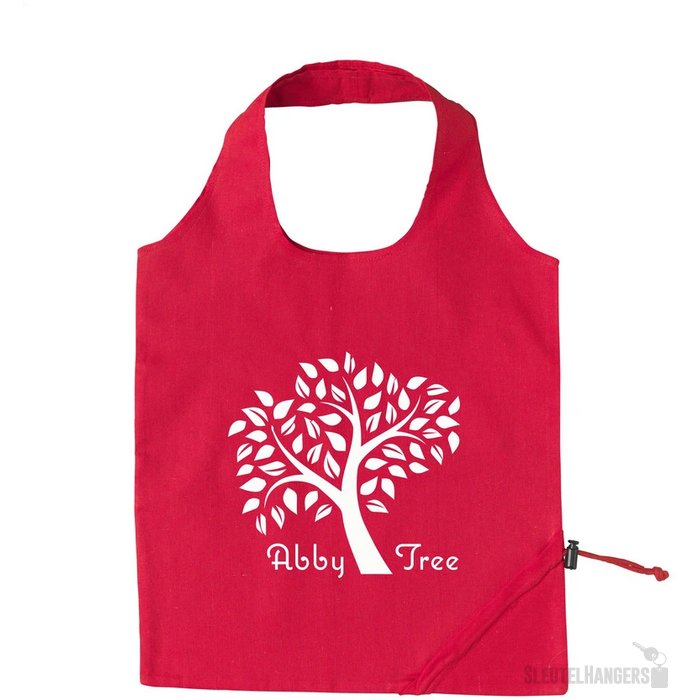 Stawberry Cotton Opvouwbare Tas Rood