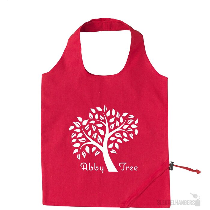 Stawberry Cotton Opvouwbare Tas Rood
