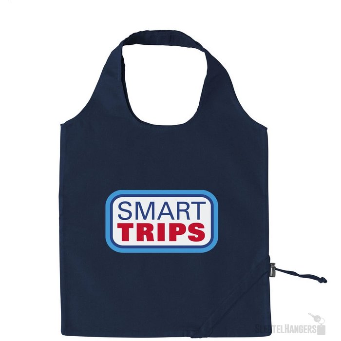 Stawberry Cotton Opvouwbare Tas Donkerblauw