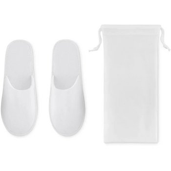 Hotelslippers in pouch Wit Hotelslippers in pouch Wit