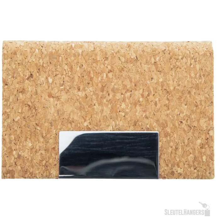 Visitekaarthouder Met Kurk Afwerking Naturel