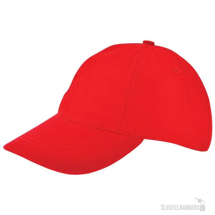 Kinder Brushed Promo Cap Rood