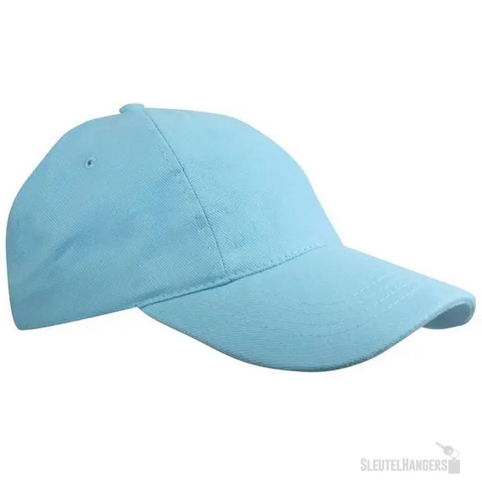 Kinder Brushed Promo Cap Lichtblauw