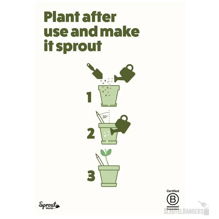 Sproutworld Sharpened Pencil Potlood Margriet