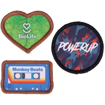 Gesublimeerde patches in eigen vorm