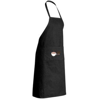 Impact AWARE™ gerecycled katoenen schort 180gr zwart