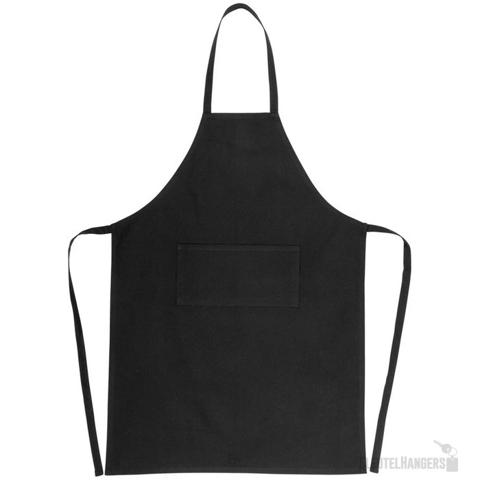 Impact AWARE™ gerecycled katoenen schort 180gr zwart