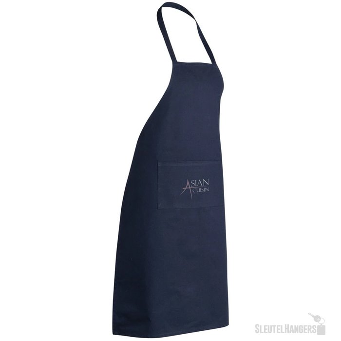 Impact AWARE™ gerecycled katoenen schort 180gr donkerblauw
