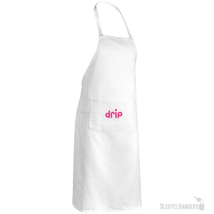 Impact AWARE™ gerecycled katoenen schort 180gr wit