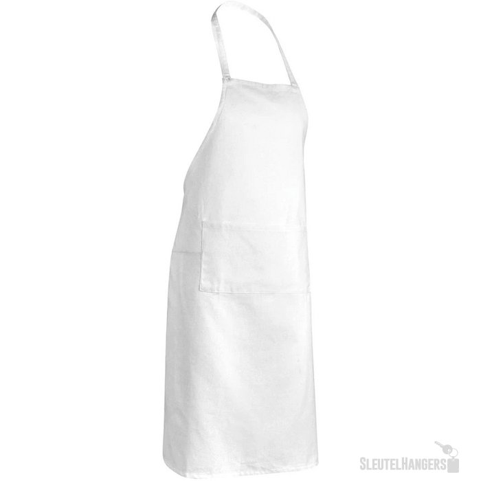 Impact AWARE™ gerecycled katoenen schort 180gr wit