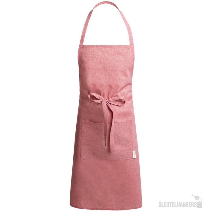 Pissek Katoenen Schort Rood