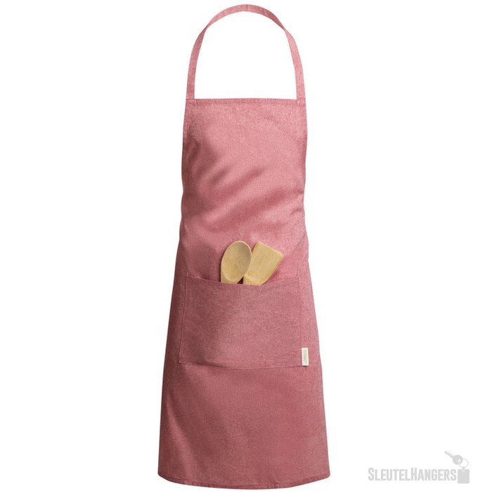 Pissek Katoenen Schort Rood