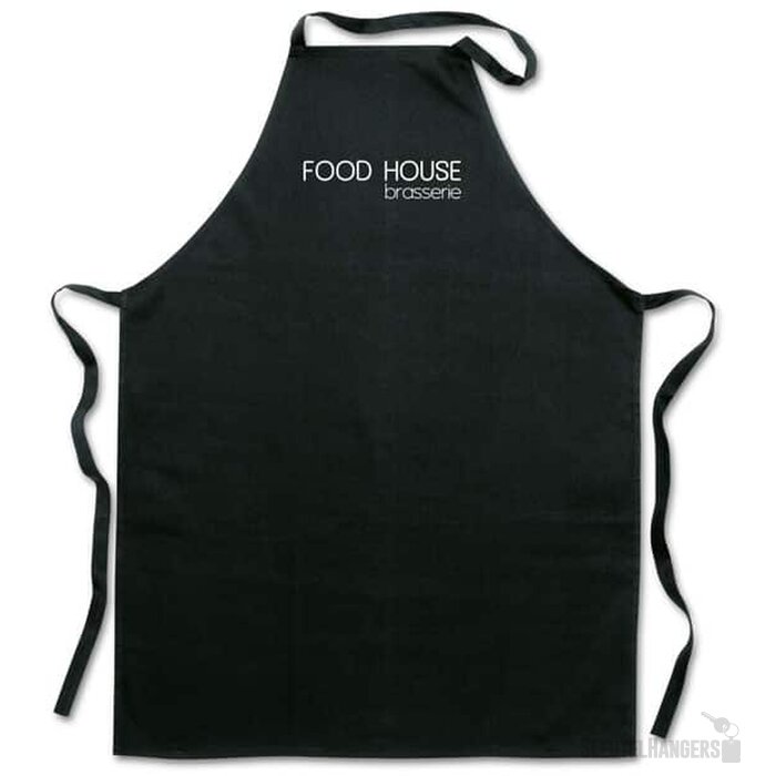 Katoenen keukenschort Kitab zwart