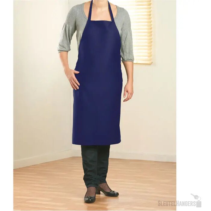 Katoenen keukenschort Kitab blauw
