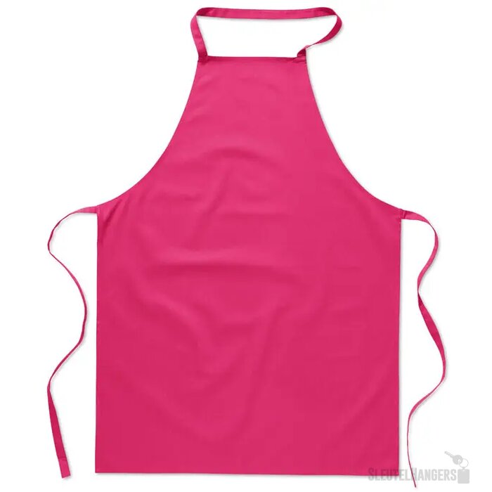 Katoenen keukenschort Kitab fuchsia