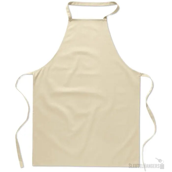 Katoenen keukenschort Kitab beige