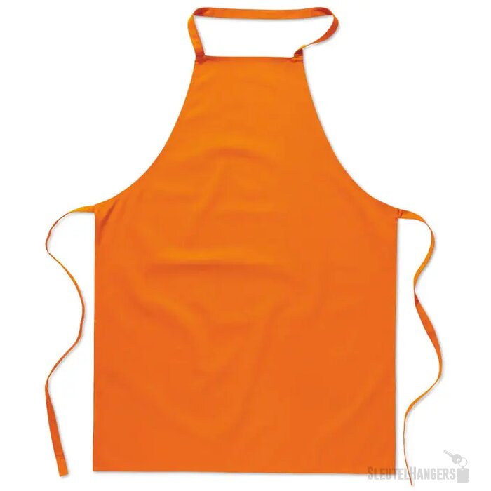 Katoenen keukenschort Kitab oranje