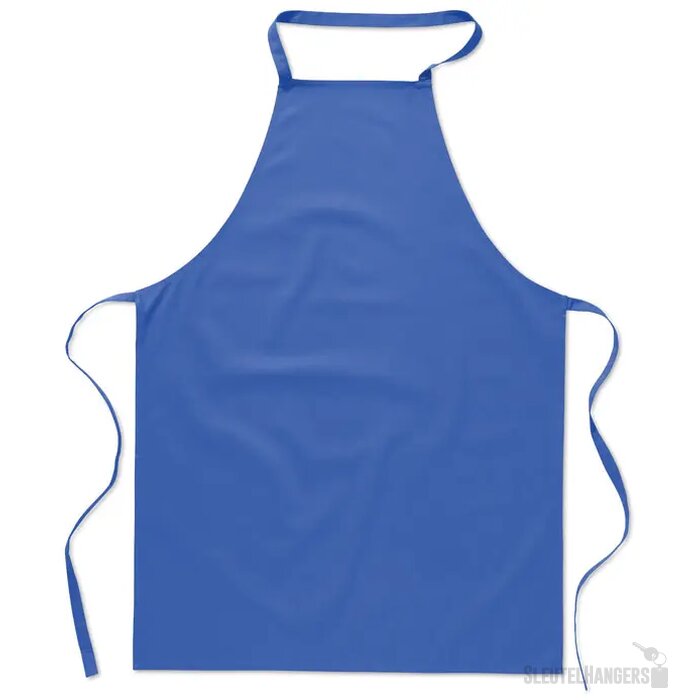 Katoenen keukenschort Kitab royal blauw