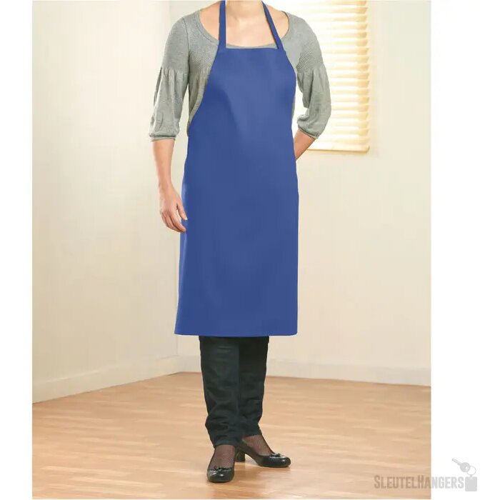 Katoenen keukenschort Kitab royal blauw