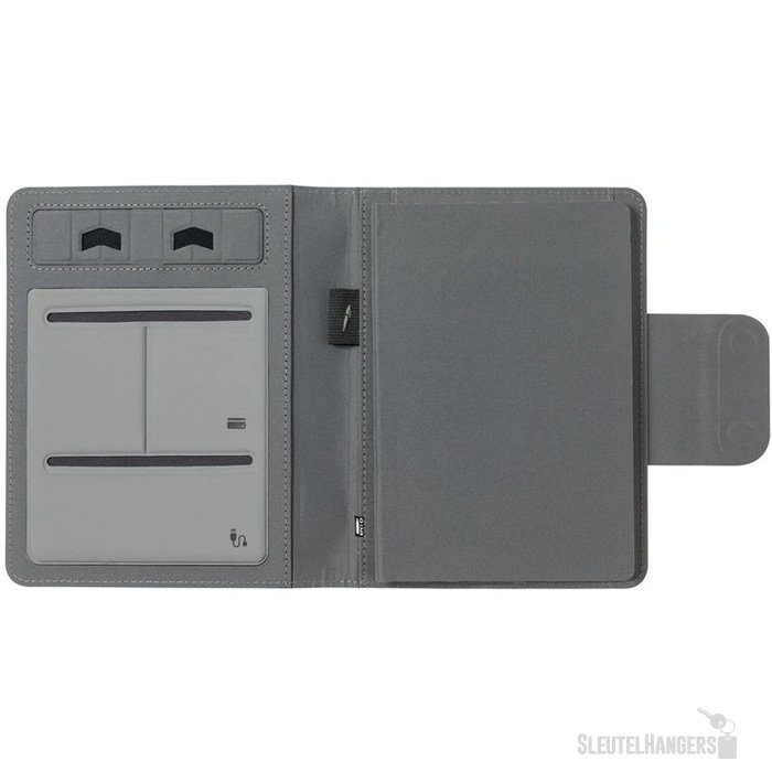 Schrijfmap Met Snellader En Powerbank (A5) Grijs