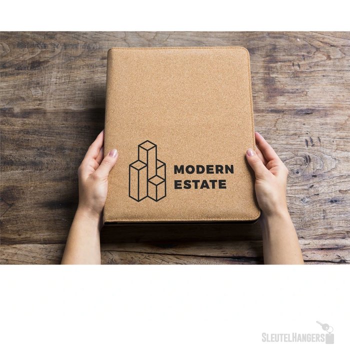 Eco Conference Cork A5 Schrijfmap Naturel