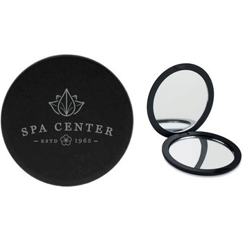 Make-up spiegeltje met dubbele spiegel Zwart Make-up spiegeltje met dubbele spiegel Zwart