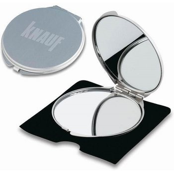 Aluminium make-up spiegeltje Zilver Aluminium make-up spiegeltje Zilver